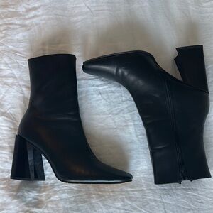 Nasty Gal Black Ankle Boots